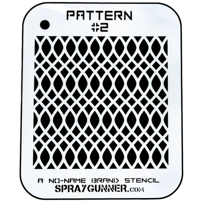 Pattern #2 Stencil for airbrushing by NO-NAME Brand