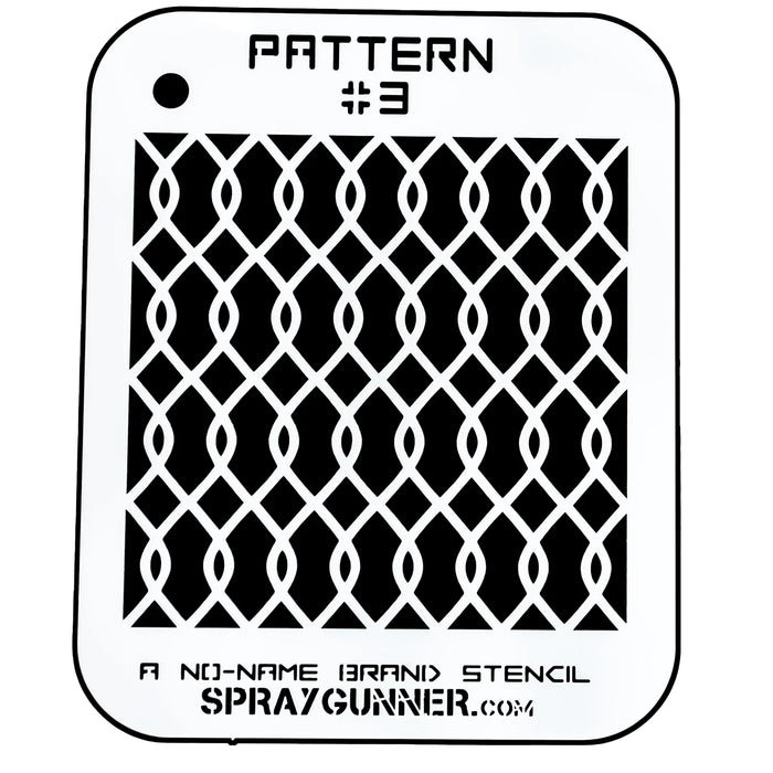 Pattern #3 Stencil for airbrushing by NO-NAME Brand