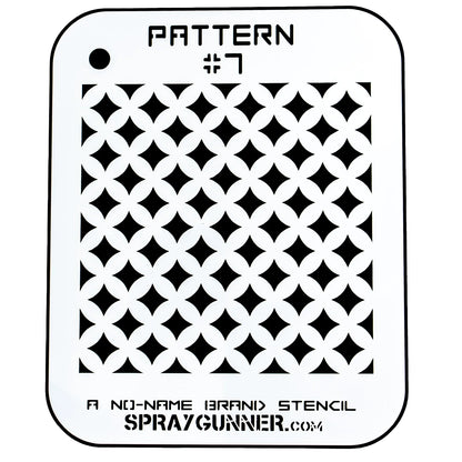 Pattern #7 Stencil for airbrushing by NO-NAME Brand
