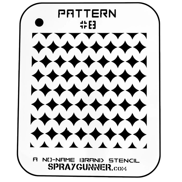 Pattern #8 Stencil for airbrushing by NO-NAME Brand