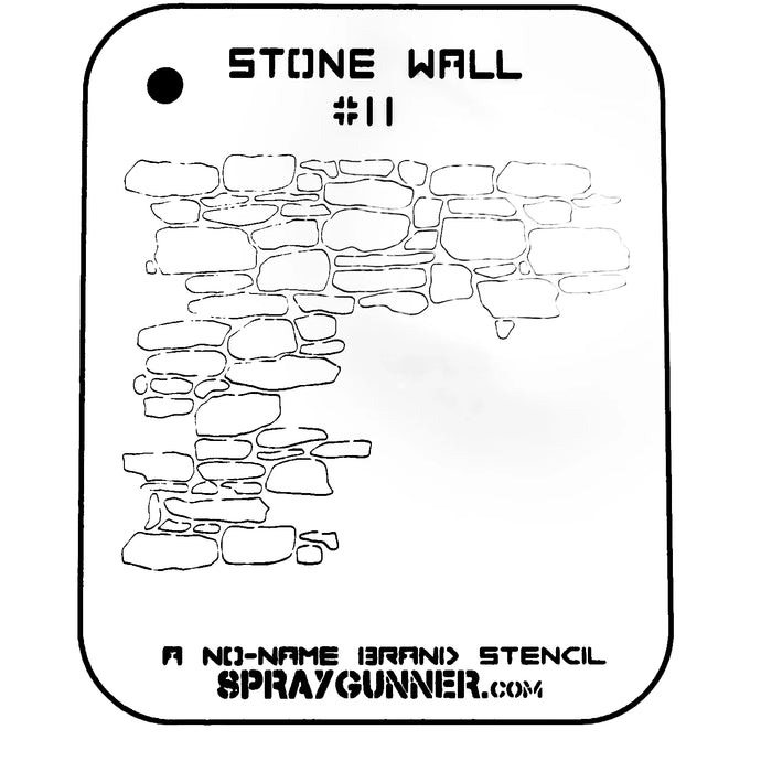Stone Wall #11 Stencil for airbrushing by NO-NAME Brand