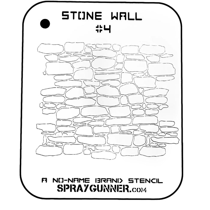 Stone Wall #4 Stencil for airbrushing by NO-NAME Brand