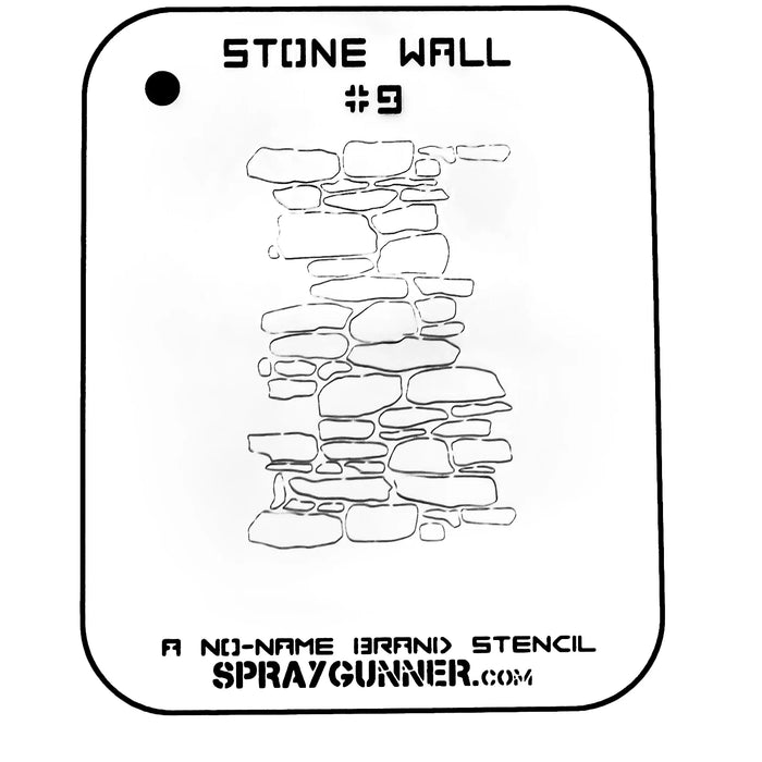 Stone Wall Stencil #9 for airbrushing by NO-NAME Brand