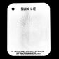 Sun #2 Stencil for airbrushing by NO-NAME Brand