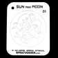 Sun and Moon #1 Stencil for airbrushing by NO-NAME Brand