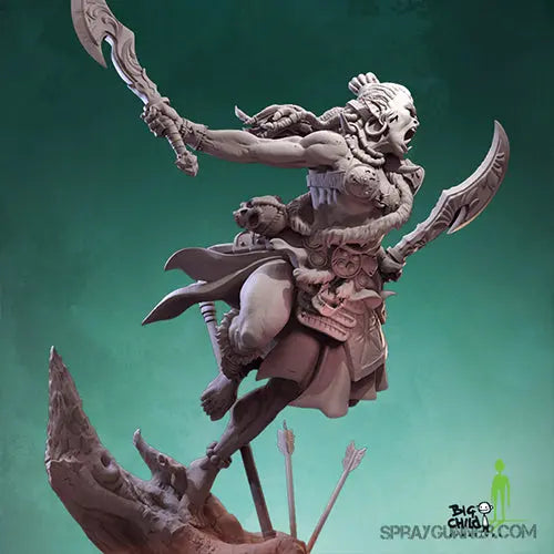 Sadashi The Raider 75 mm [Black Sailors: Legends of the Jade Sea Series] Big Child Creatives