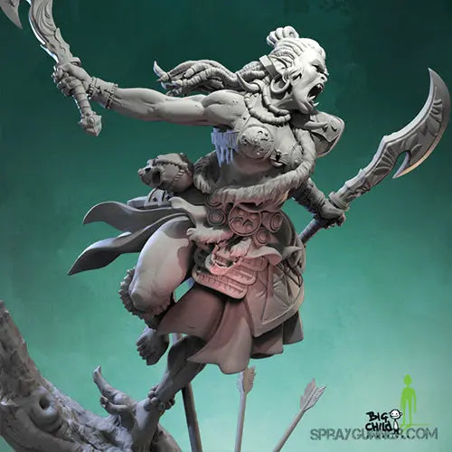 Sadashi The Raider 75 mm [Black Sailors: Legends of the Jade Sea Series] Big Child Creatives