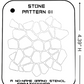 Stone Pattern #1 Stencil for airbrushing by NO-NAME Brand