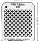 Pattern #5 Stencil for airbrushing by NO-NAME Brand