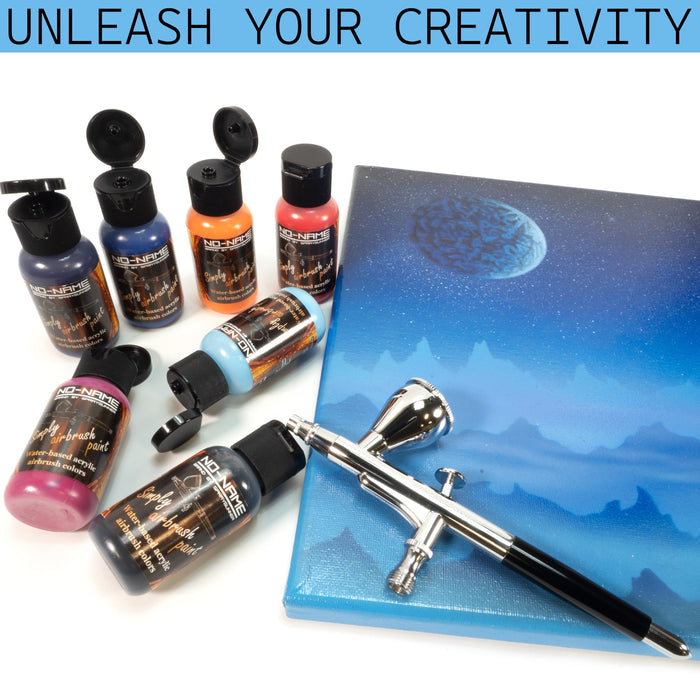 Simply Airbrush Paint by NO-NAME brand Fluorescent Green 1 oz