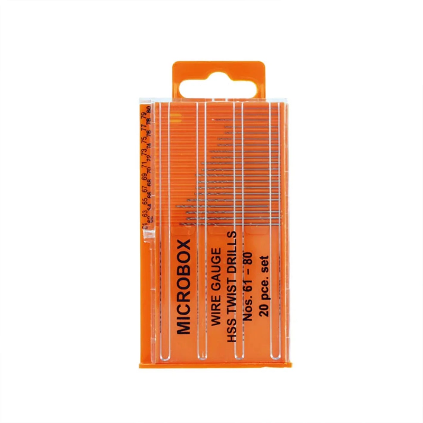 Vallejo Tools Set of 20 Drill Bits, no. 61-80