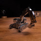 Tireless Digger Excavator Metal Model