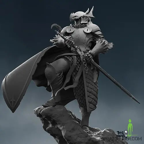 Uther Pendragon 75mm figurine [Echoes of Camelot Series] Big Child Creatives