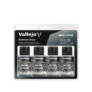 Vallejo Metal Color Aluminium Dope Set