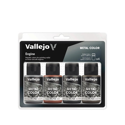 Vallejo Metal Color Engine Set