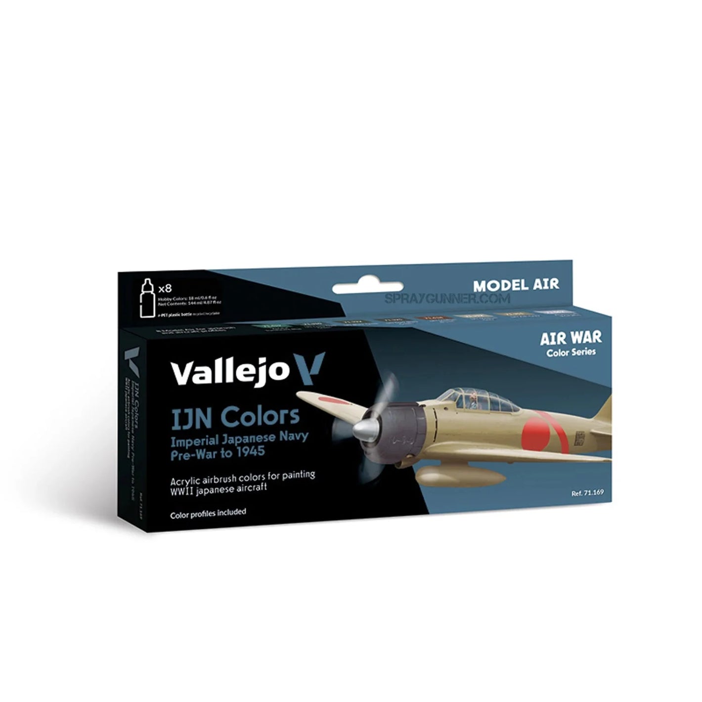 Vallejo Model Air Set: Imperial Japanese Navy (IJN) colors pre-war to 1945