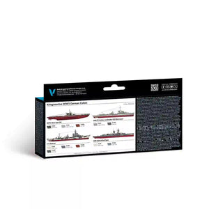Vallejo Kriegsmarine WWII Paint Set 71.615
