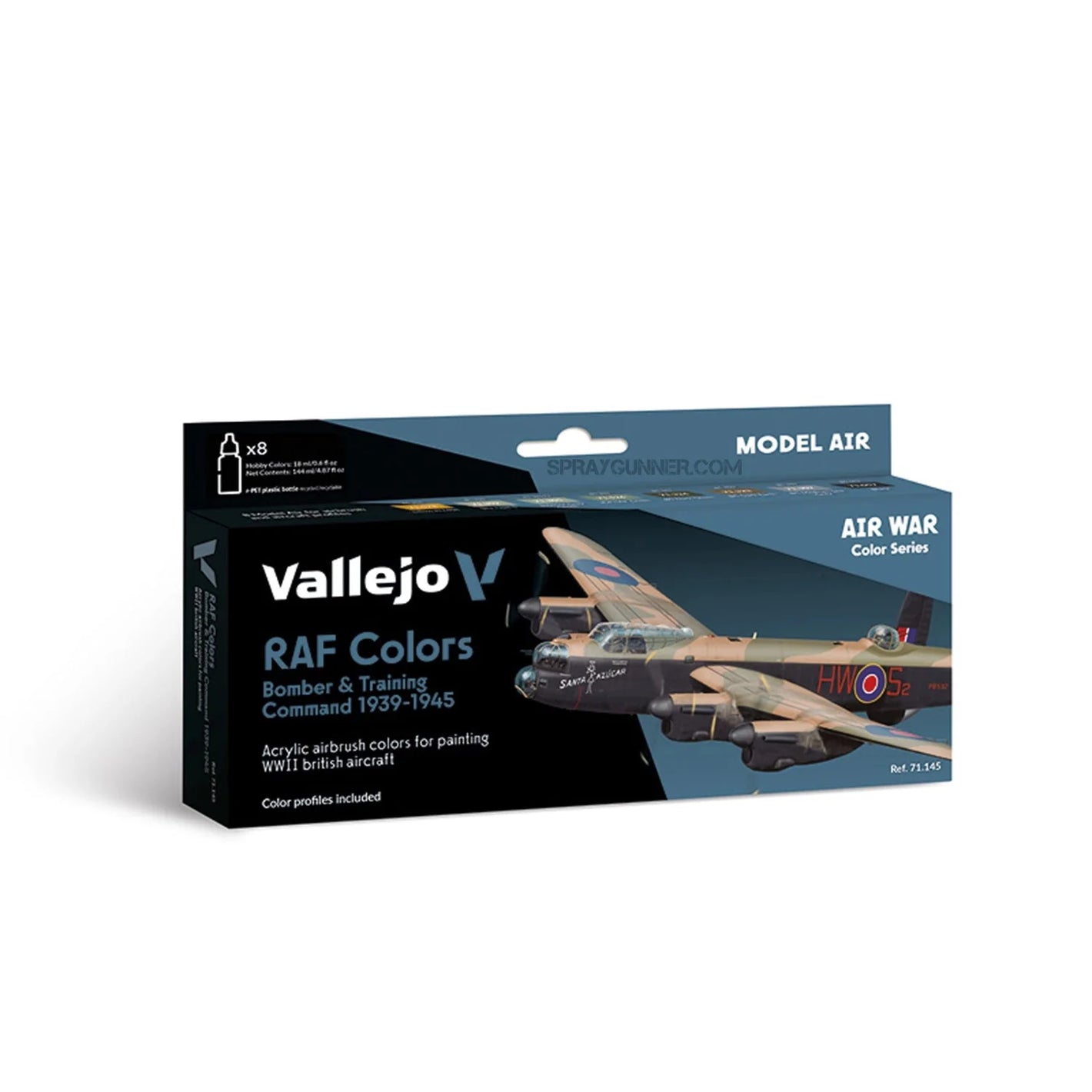 Vallejo Model Air Set: RAF colors Bomber & Training Air Command 1939-1945