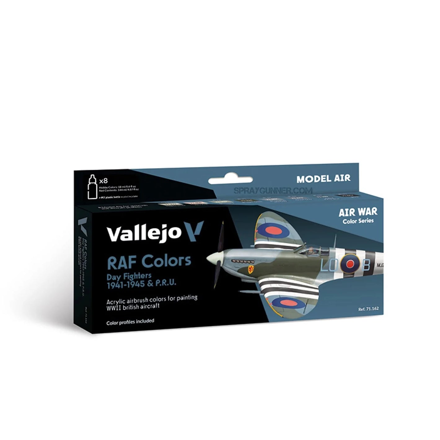 Vallejo Model Air Set: RAF colors Day Fighters 1941-1945 & P.R.U.
