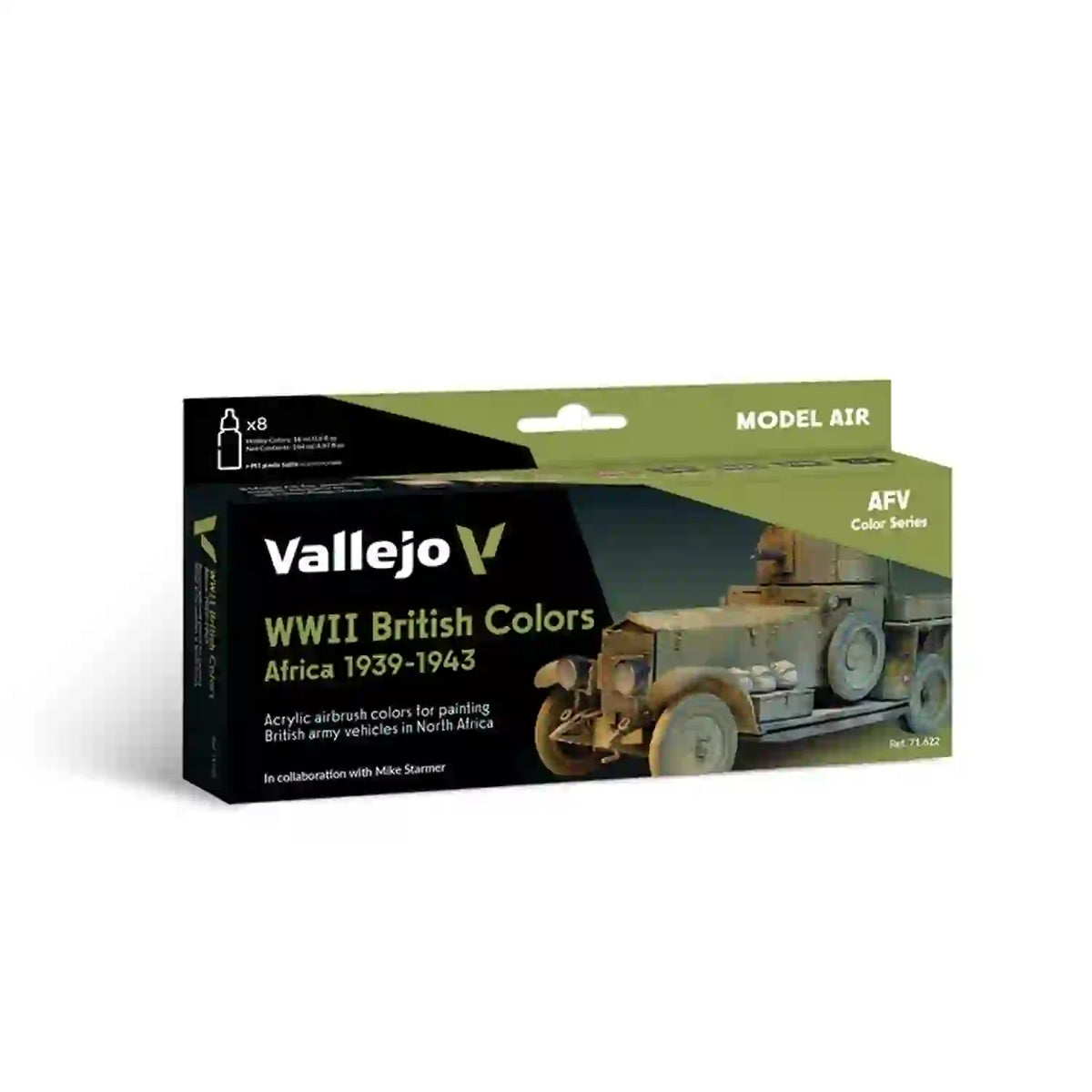 Vallejo WWII British Africa paint set 71.622