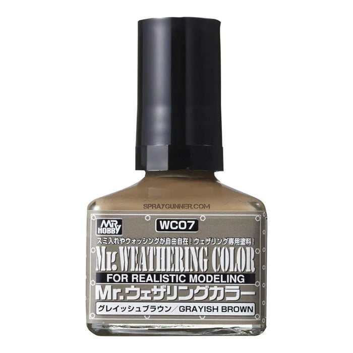 GSI Creos Mr.Weathering Color Model Paint: Grayish Brown
