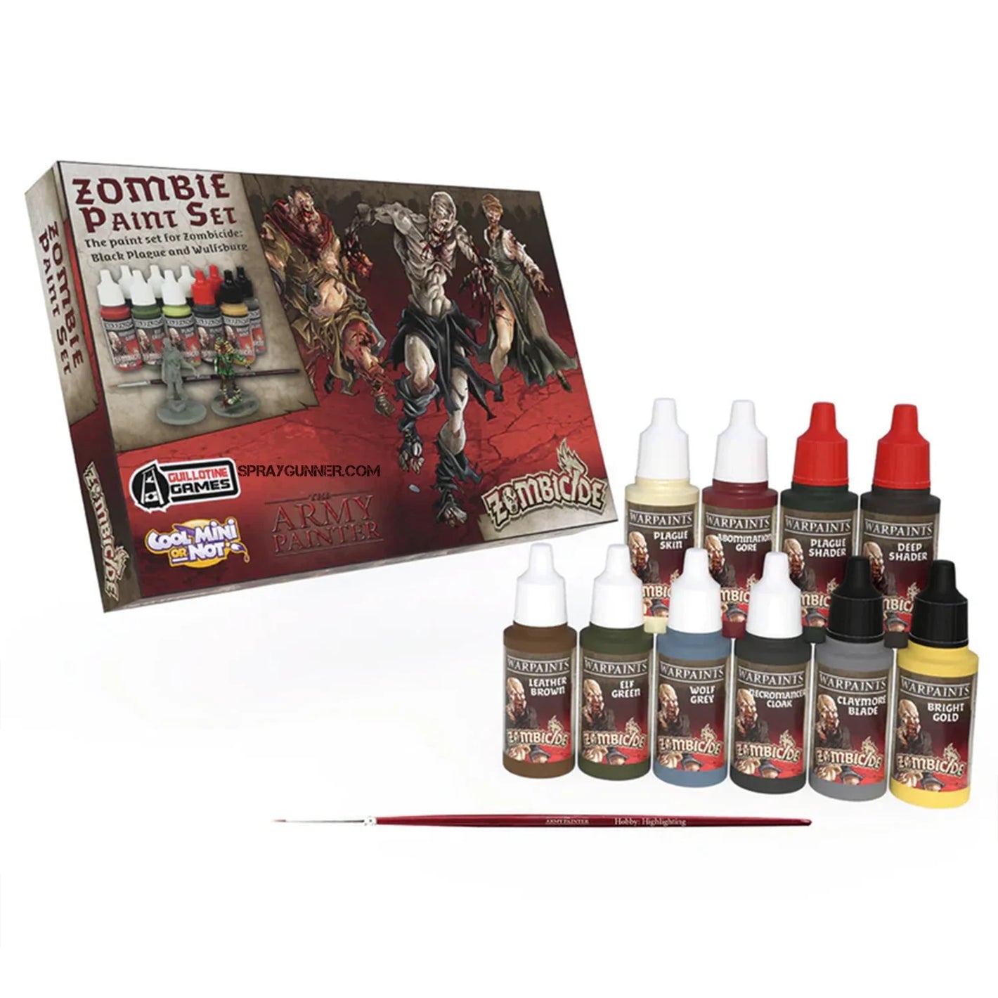 THE ARMY PAINTER: Zombicide Black Plague Paint Set