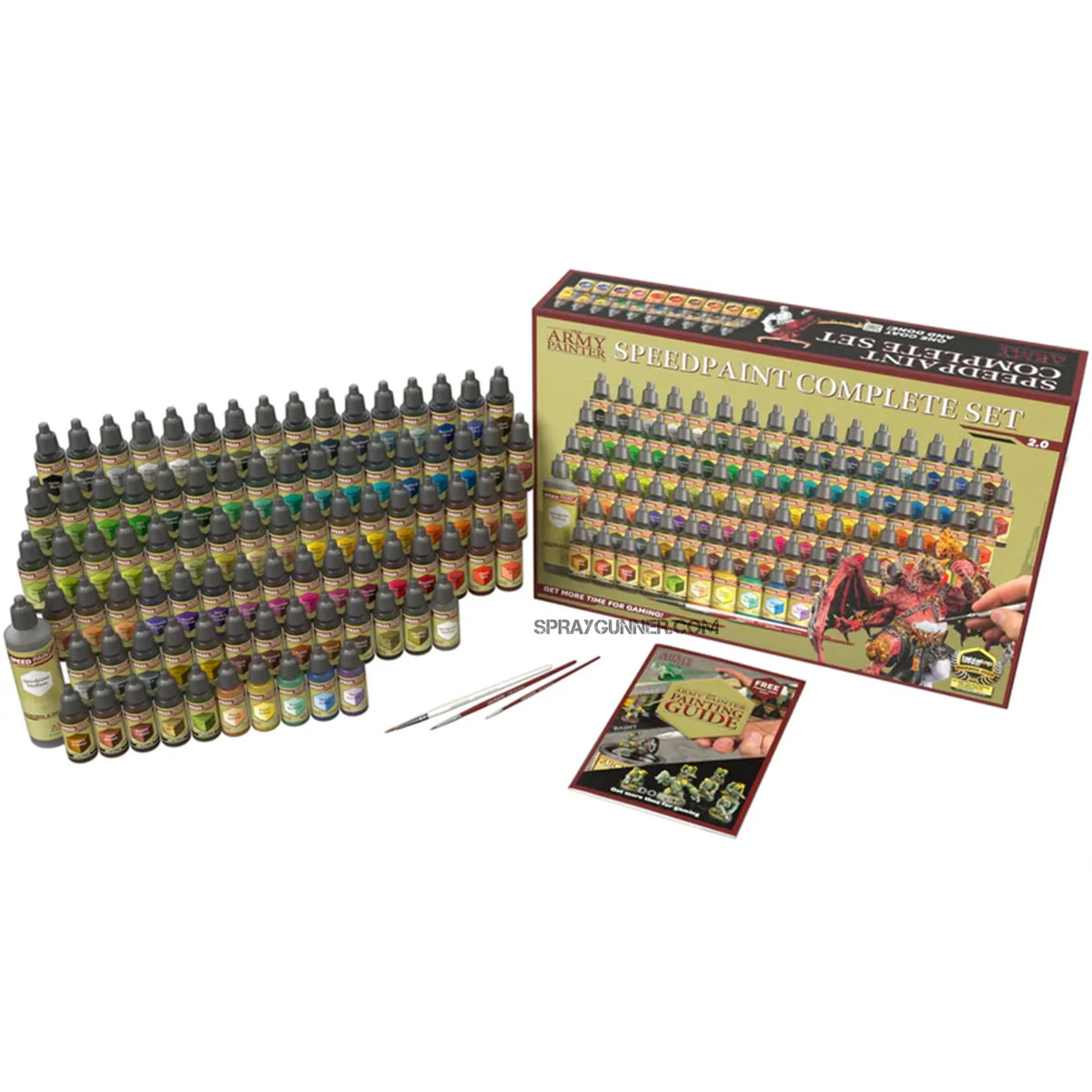 The Army Painter Speedpaint Master Bundle – Complete Set, Markers, Brushes & Medium