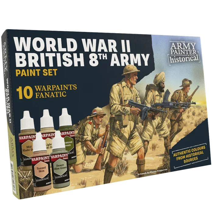 The Army Painter Historical: WWII British 8th Army Paint Set