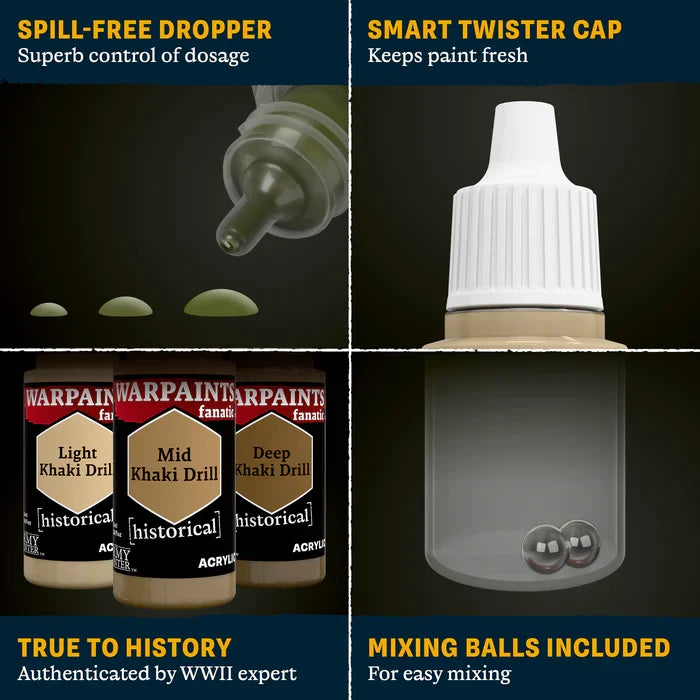 The Army Painter Historical: WWII British 8th Army Paint Set