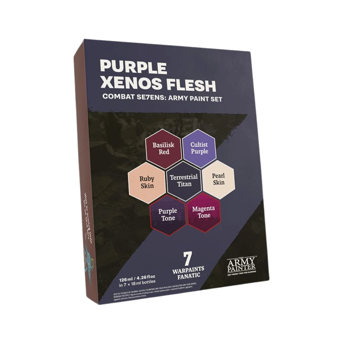 The Army Painter Combat Se7ens: Purple Xenos Flesh Paint Set