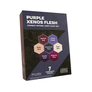 The Army Painter Combat Se7ens: Purple Xenos Flesh Paint Set