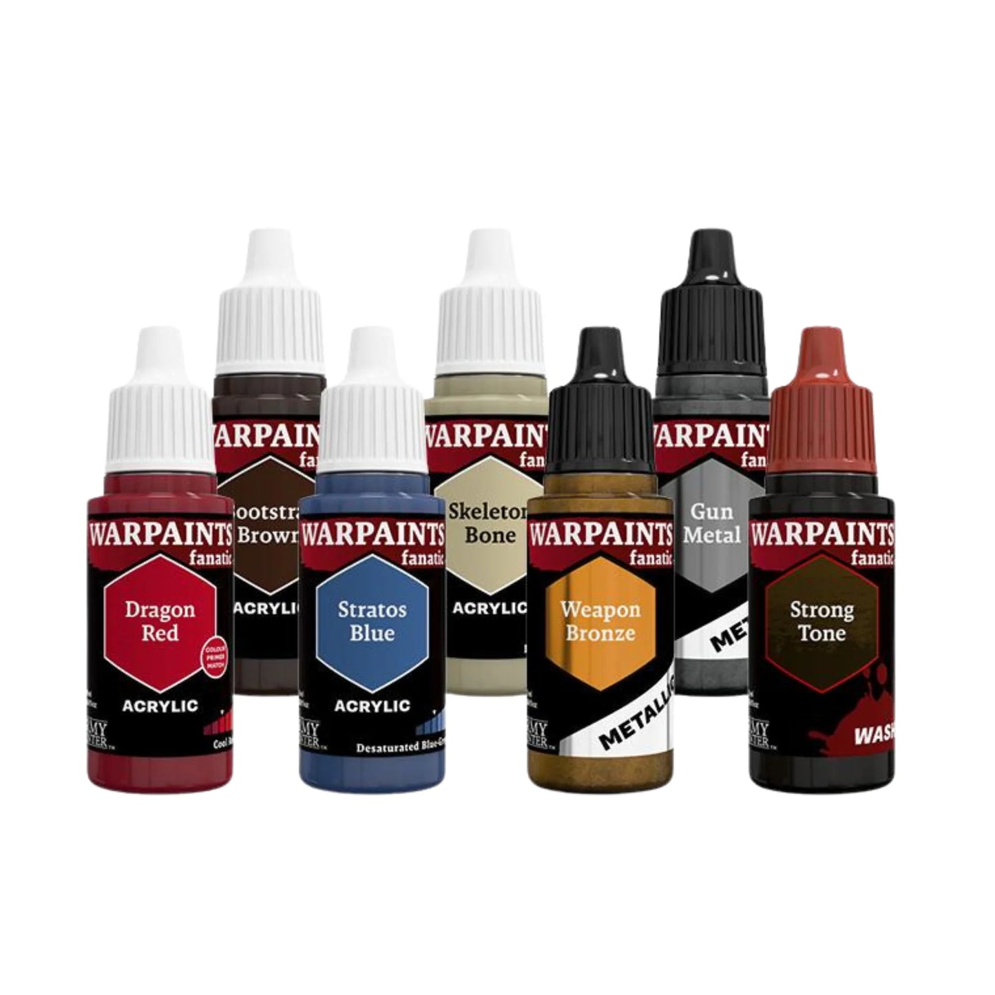 The Army Painter Combat Se7ens: Black Relic Armour Paint Set