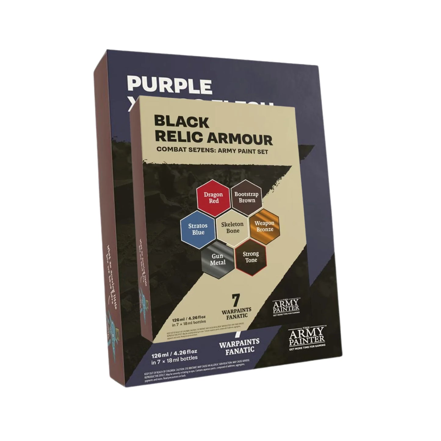 The Army Painter Combat Se7ens: Black Relic Armour Paint Set