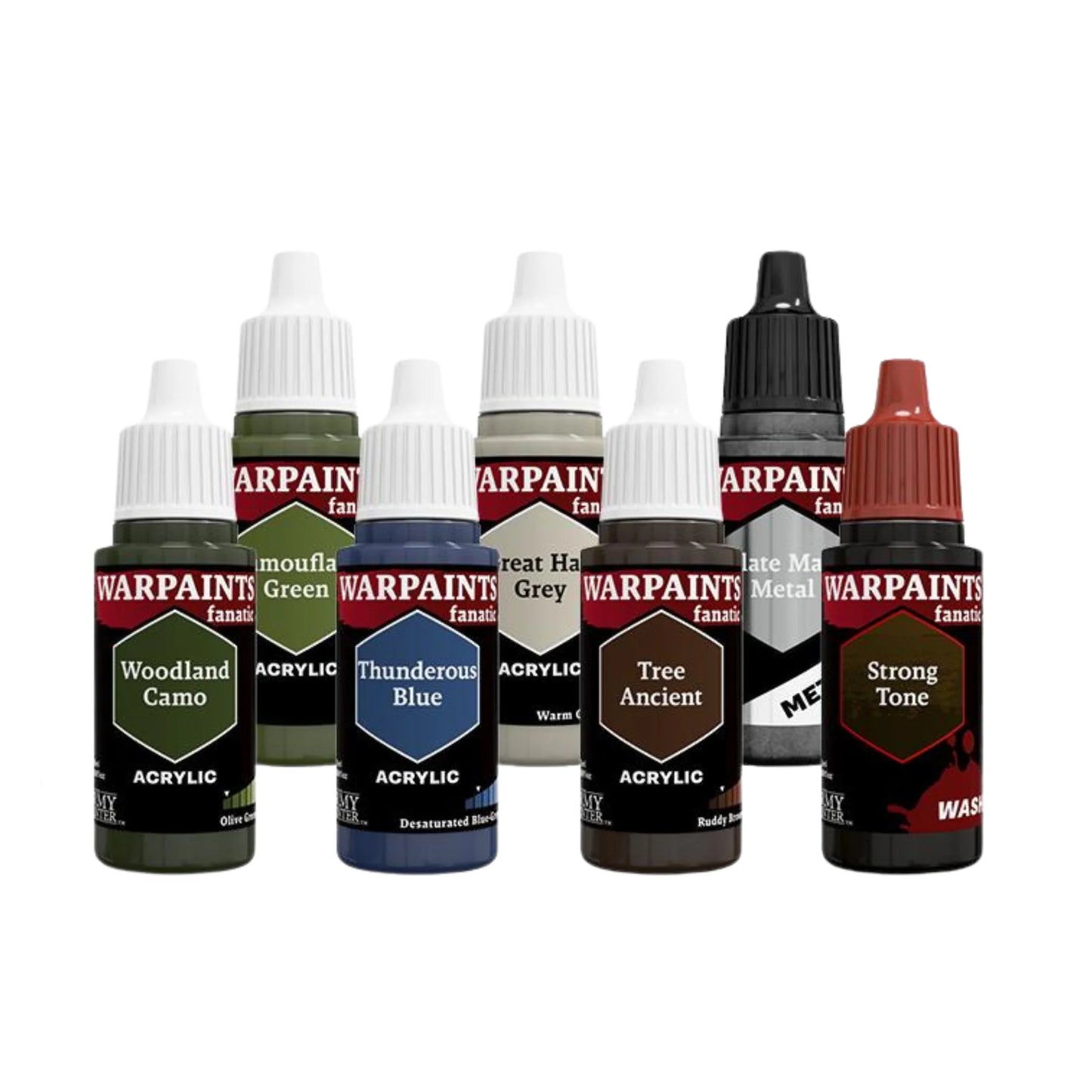 The Army Painter Combat Se7ens: Field Gear Green Paint Set