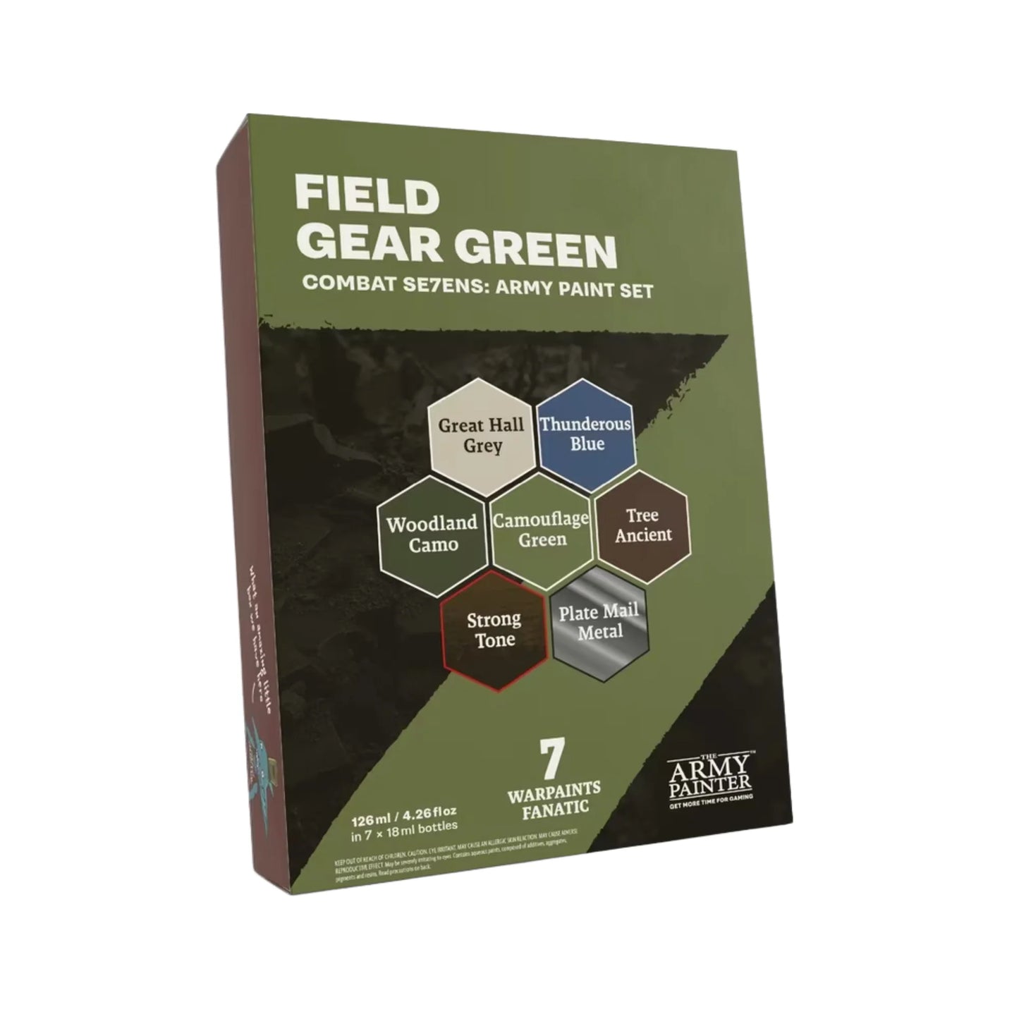 The Army Painter Combat Se7ens: Field Gear Green Paint Set