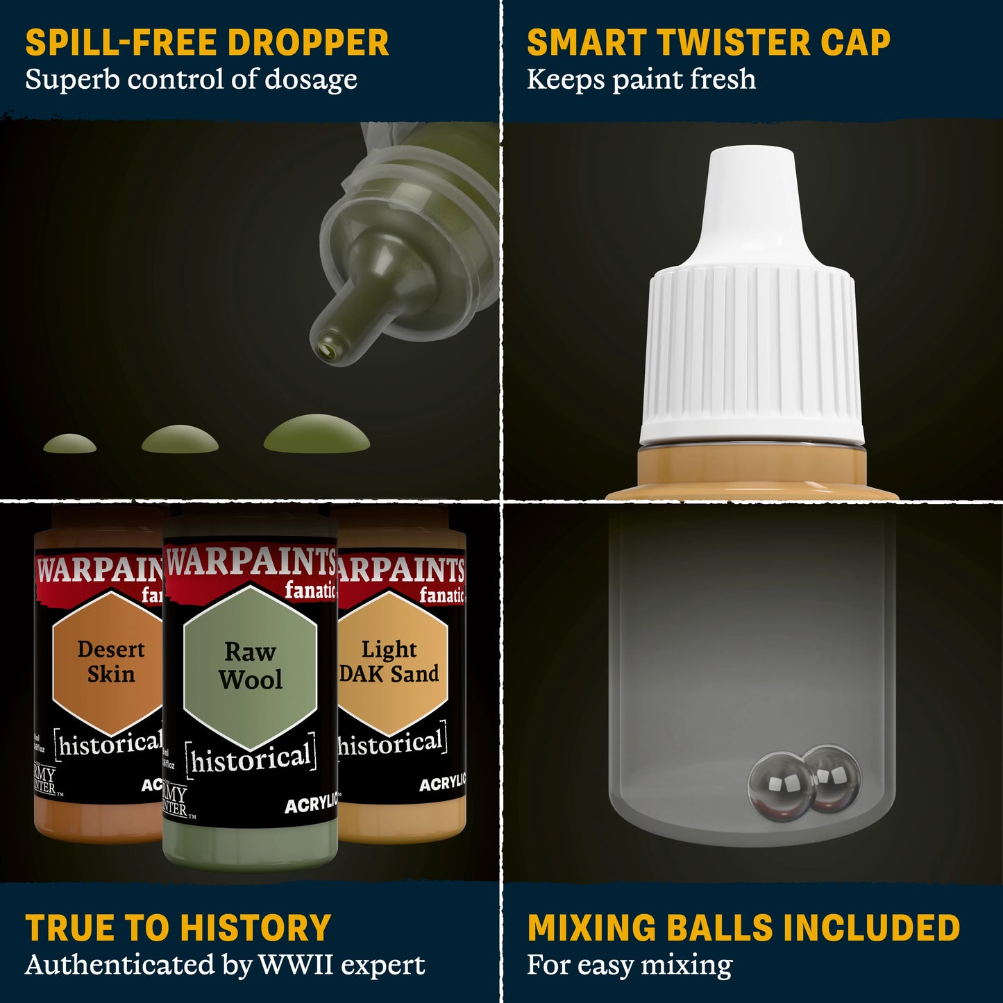 The Army Painter Historical: WWII German Afrika Korps Paint Set