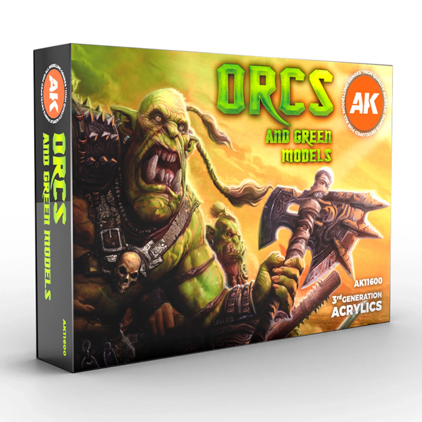 AK Interactive Orcs and Green Models Set (x6)
