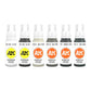 AK Interactive NMM (Non Metallic Metal) Steel Set (x6)