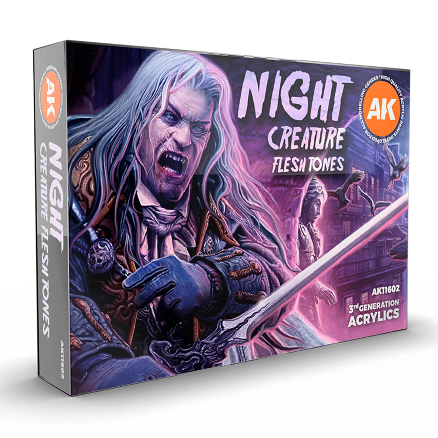 AK Interactive Night Creatures Flesh Tone Set (x6)