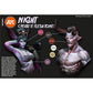 AK Interactive Night Creatures Flesh Tone Set (x6)