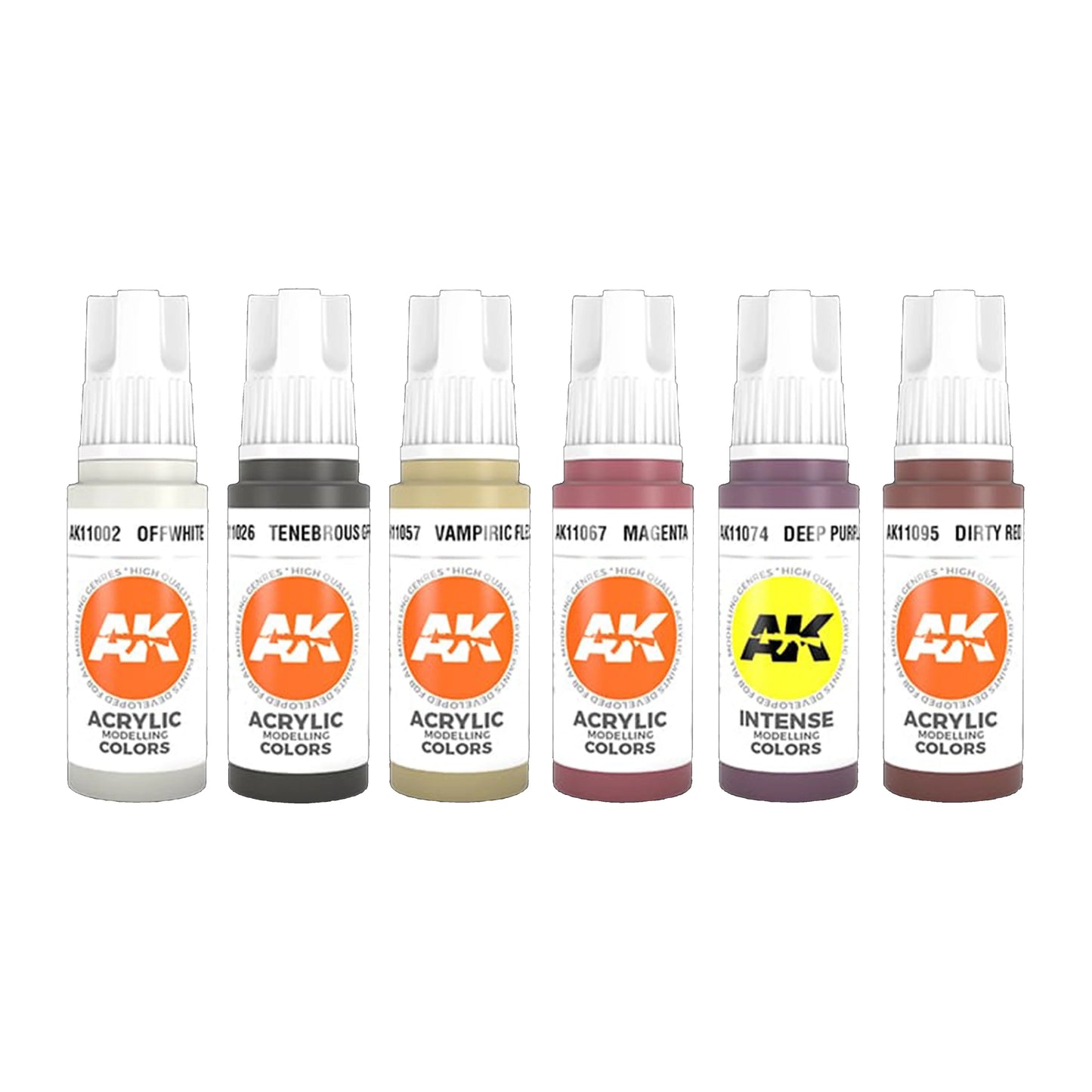 AK Interactive Night Creatures Flesh Tone Set (x6)