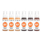 AK Interactive Human Flesh Tones Set (x6)