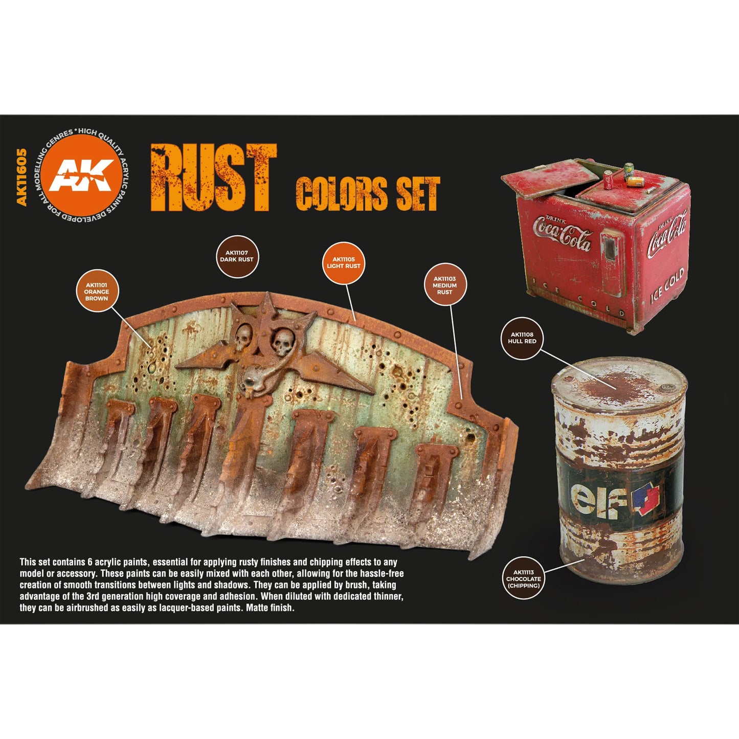 AK Interactive Rust Set (x6)