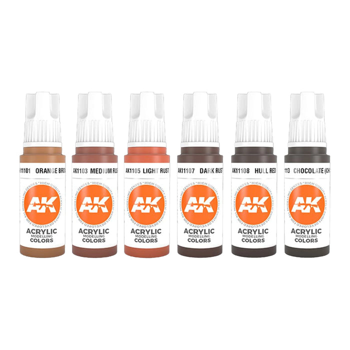 AK Interactive Rust Set (x6)