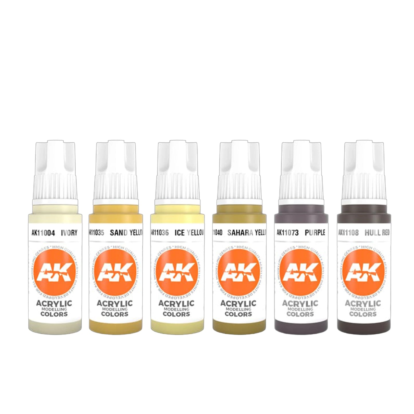 AK Interactive NMM (Non Metallic Metal) Gold Set (x6)