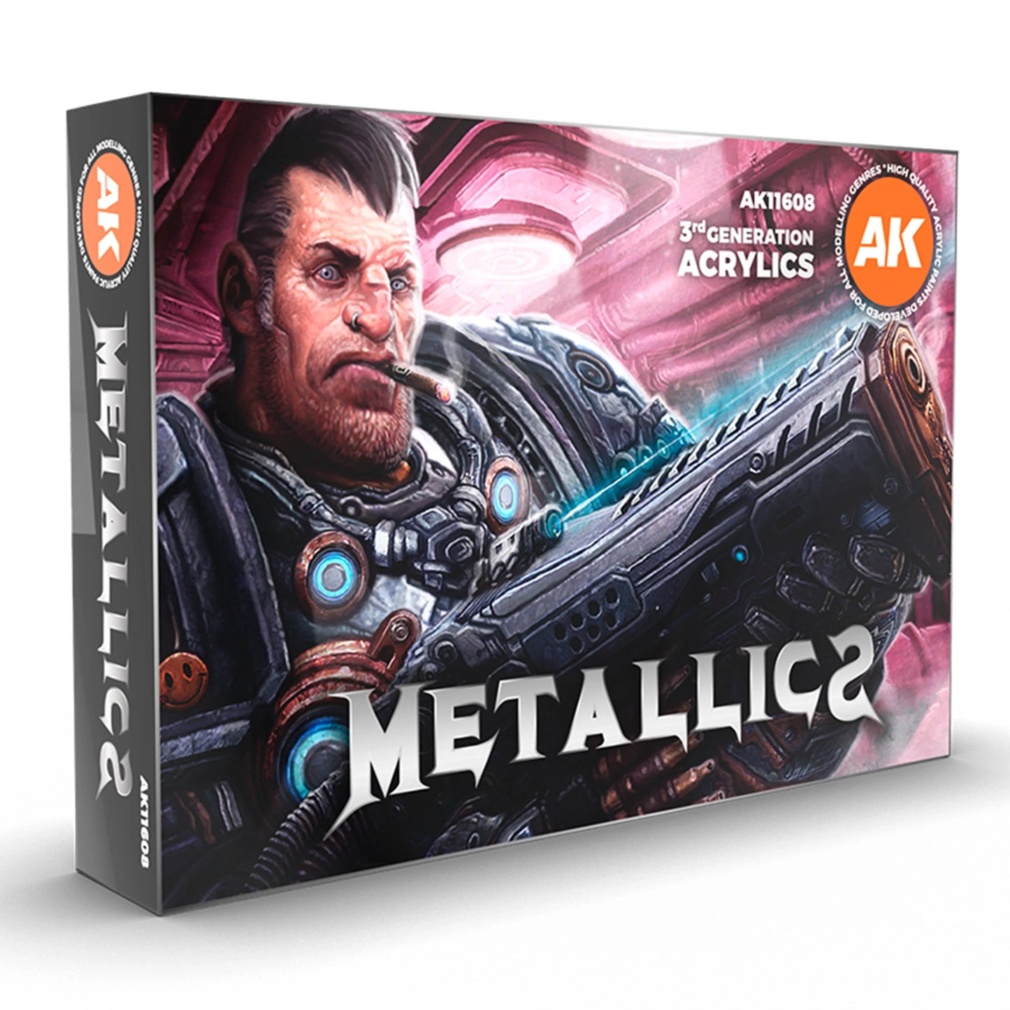 AK Interactive Metallics Colors Set (x6)
