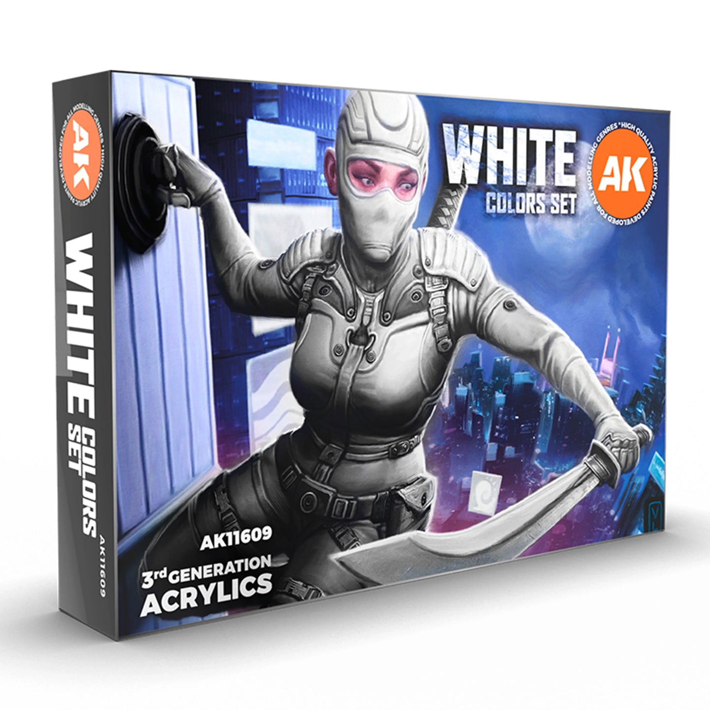 AK Interactive White Colors Set (x6)