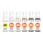 AK Interactive White Colors Set (x6)