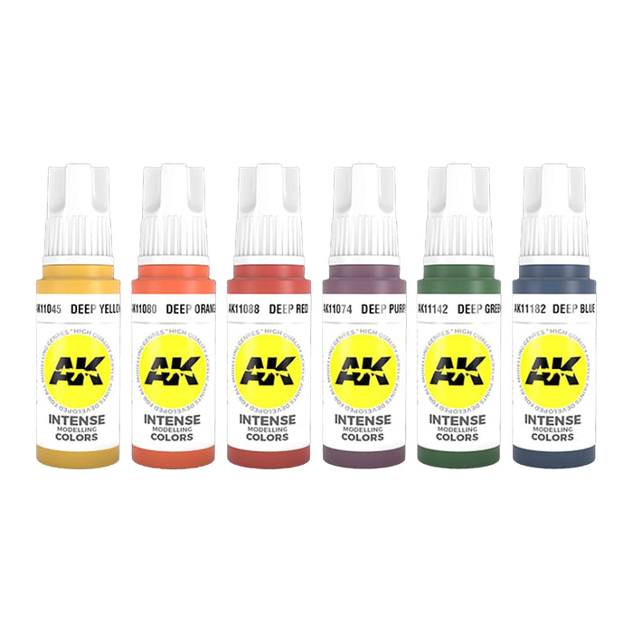 AK Interactive Intense Colors Set (x6)