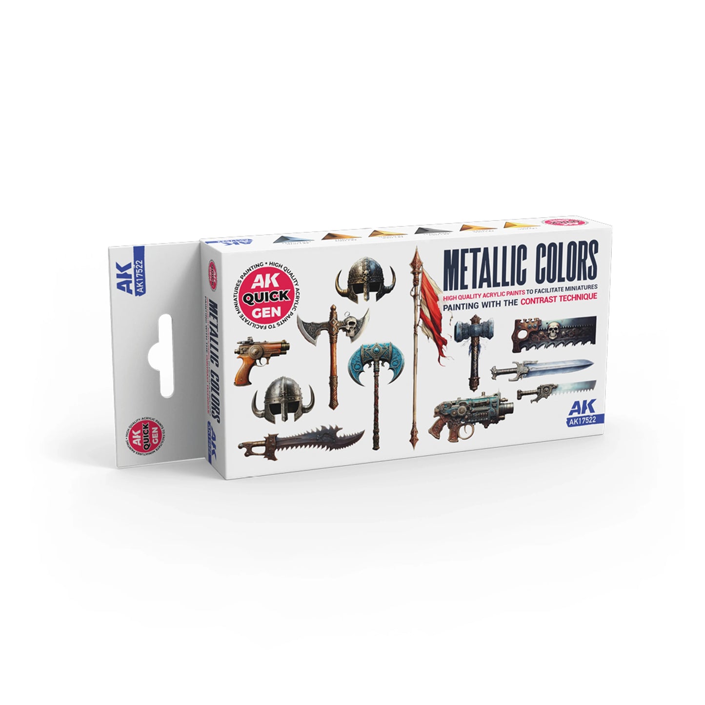 AK Interactive Quick Gen Metallics Set (x6)